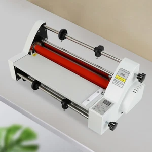Hot Cold Roll Laminator Single & Dual Side Digital Display Laminating Machine - Picture 1 of 14
