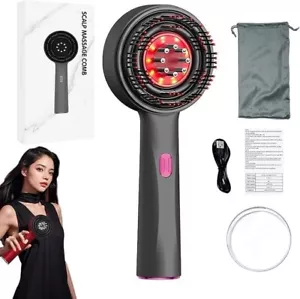 Scalp Massager Multifunctional Electric Scalp Massage Comb Red Light Therapy - Picture 1 of 5