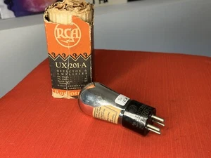 1 NOS RCA RADIOTRON UX201A 01A Röhre (Box D) - Bild 1 von 4