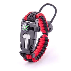 Kit de pulsera táctica de supervivencia de emergencia EE. UU. - equipo de senderismo multiherramienta - Imagen 1 de 23