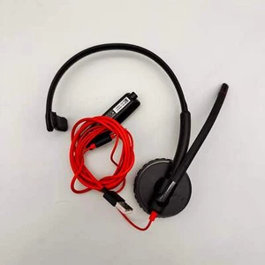 Casque intra-auriculaire filaire noir/rouge Plantronics BLACKWIRE C3200 neuf - Photo 1 sur 2
