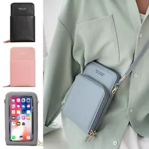 Pantalla Táctil Carteras Portatarjetas Bolso de Mano Teléfono Inteligente Bandolera Bolso de Hombro. - Imagen 1 de 15