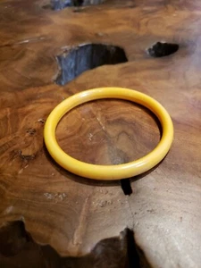 Vintage Schmuck Bakelit Armreif Armband gelb wunderschön - Bild 1 von 2