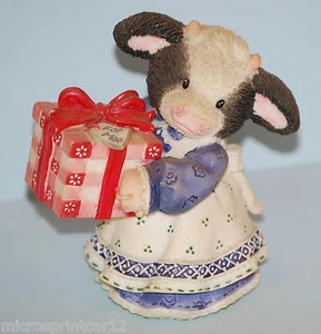"A Gift for Moo" 1997 #319406 Enesco Mary Moo Moos Figurine - Picture 1 of 7
