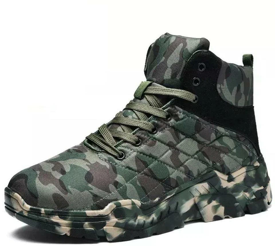 Botas al tobillo forradas con cordones de caña alta informales de gran tamaño punta redonda zapatos nuevos Foto 1 de 4