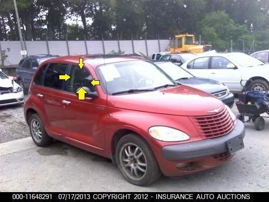 01-10 CHRYSLER PT CRUCERO PASAJERO PUERTA DELANTERA DERECHA VENTANA DE VIDRIO SOLAMENTE Foto 1 de 1