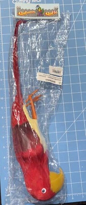 Costume Castle Red / Yellow Feather Parrot - Pirate Halloween Costume / Prop - Image 1 of 4