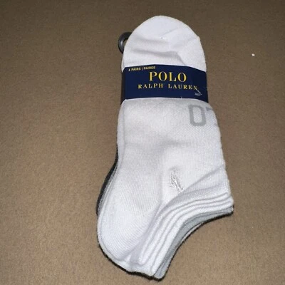 Polo Ralph Lauren Women's 6 Pair Low Cut Thin Socks Assorted Colors New.4-10.5 - Image 1 of 4