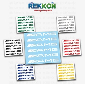 x6 AMG Mercedes Benz C55 CLK CLS63 E55 Door Handle Decal Sticker Logo Emblem - Picture 1 of 8