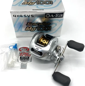 Shimano 00 Scorpion Mg 1001 Left Bait Casting Reel with Box JAPAN "Excellent++" - Picture 1 of 24