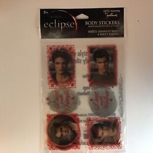 Twilight Eclipse Body Stickers Party Express Hallmark NEW Stickers I Run Vampire