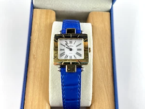 Reloj de cuarzo Festina 8657/2 mujer AZUL correas de cuero cuadrado beige - Imagen 1 de 6