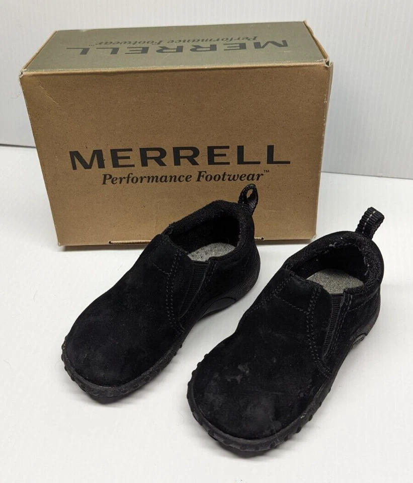 Zapatos sin cordones MERRELL Jungle Moc Jr. Negro (Talla 6) Foto 1 de 3