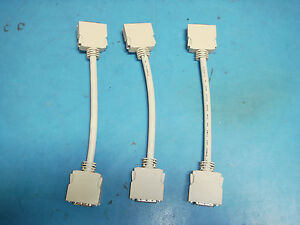 (3) DVI/LCD E74020-C Cables 8-1/4" Male to Male