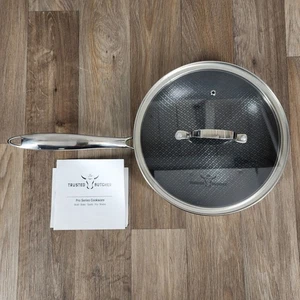 Sartén Trusted Butcher Pro Series utensilios de cocina sartén de 10" con tapa nueva sin caja - Imagen 1 de 7