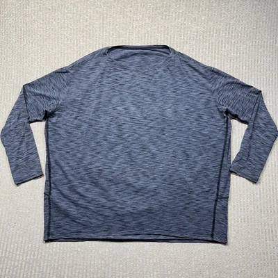 Top de manga larga Lululemon Back In Action para mujer atlético relajado ligero Foto 1 de 4