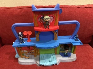 Disney PJ Masks Headquarters Playset With Characters Incomplete - Picture 1 of 15