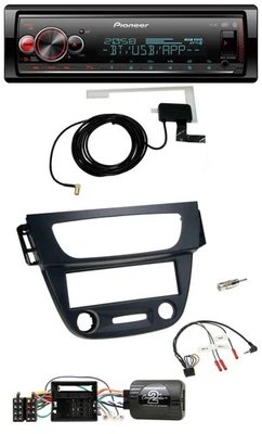 Pioneer Bluetooth DAB USB Lenkrad Autoradio für Renault Megane III 09-12 schwarz - Bild 1 von 4