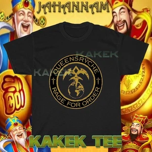 New Shirt Queensryche Rage For Order Logo USA T-Shirt Funny Size S to 5XL - Picture 1 of 5
