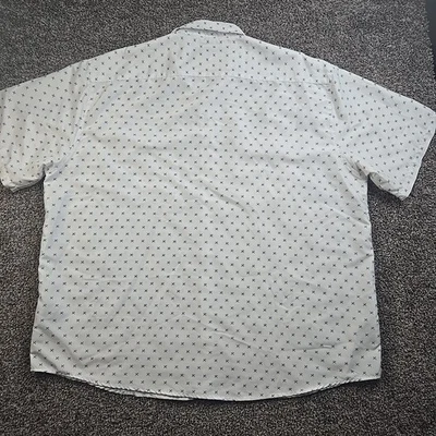Camisa Dixxon Para Hombres 5XL Blanca Forma y Función Manga Corta Abotonada Herramienta Estampado  Foto 1 de 4