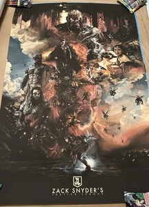 Zack Snyder JUSTICE LEAGUE Chris Valentine Limited Ed Giclee art print/250 24x36 - Picture 1 of 2