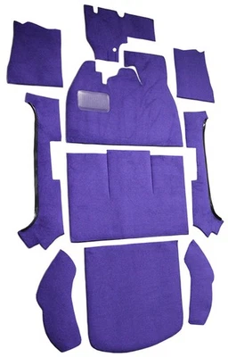 Alfombra Volkswagen Beetle 1974-1979 - Cutpile | 2 puertas, convertible, delantera inclinada Foto 1 de 3