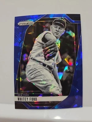 Panini Prizm 2025 - Whitey Ford, Whitey Ford #40 Blue Ice Prizm Foto 1 de 2