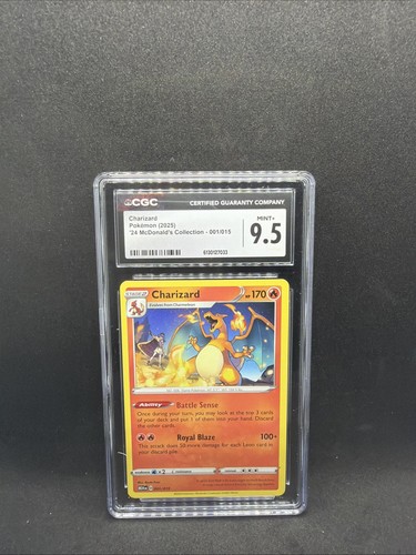 Pokmon Charizard Promo Card 001/015 2025 McDonalds Dragon NON-Holo Promo |  eBay