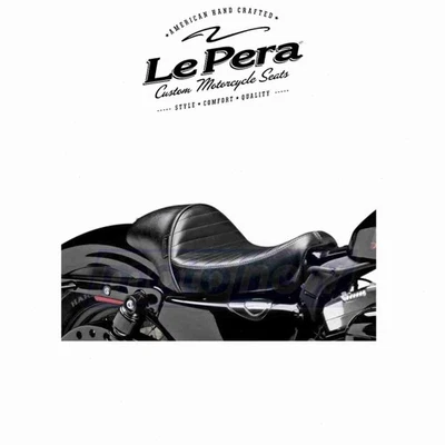 Le Pera Stubs Cafe Seat for 2010-2020 Harley Davidson XL883N Iron 883 - mz Foto 1 de 4