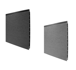 2 Wahl WPC Sichtschutz XL Paneel Brett Windschutz System ca. 80,5x31x2cm - Bild 1 von 8