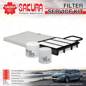 Sakura Oil Air Fuel Cabin Filter Kit for Great V200 K2 4Cyl 2.0L 2011-2016 - Picture 1 of 2