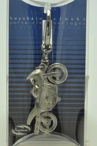 Mayham Keychain* Motorbike Keychain Clock* New Battery - Picture 1 of 7