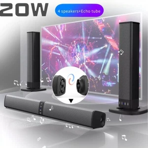 Wireless Surround Sound Bar 4 Speaker System Bluetooth Subwoofer TV Home Theater - Picture 1 of 12