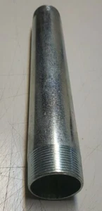 Starrer verzinkter Rohrnippel 1-1/2" x 12" Elektrogewinde. neu - Bild 1 von 3