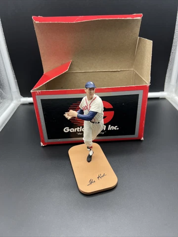 Gartlan USA Ted Williams The Kid Figurine Limited Edition w/Box, Missing Bat/DMG Cover