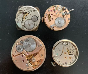 LOT 4 MOVEMENT WRISTWATCH - FOR REPAIR OR PARTS - SWISS - Picture 1 of 3