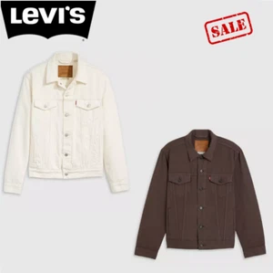 Shock Deals!! Levi's Cotton Linen Trucker Jacket Full Sizw With Tags - USA Local - Picture 1 of 15