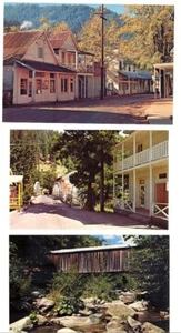 CA -Downieville - CALIFORNIA GOLD RUSH TOWN - 3 Views - Picture 1 of 2