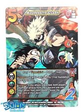 Aggressive Clash MHA03 SR 109/108 My Hero Academia CCG Heroes Clash