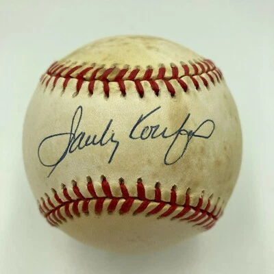 Sandy Koufax Signed Official National League Baseball PSA DNA Sticker - Image 1 of 3