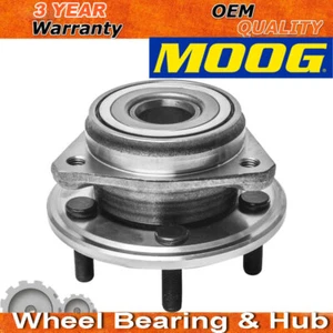 1Pack Moog Front Wheel Hub Bearing Assembly For Jeep Cherokee Wrangler TJ 5-Lug - Foto 1 di 9