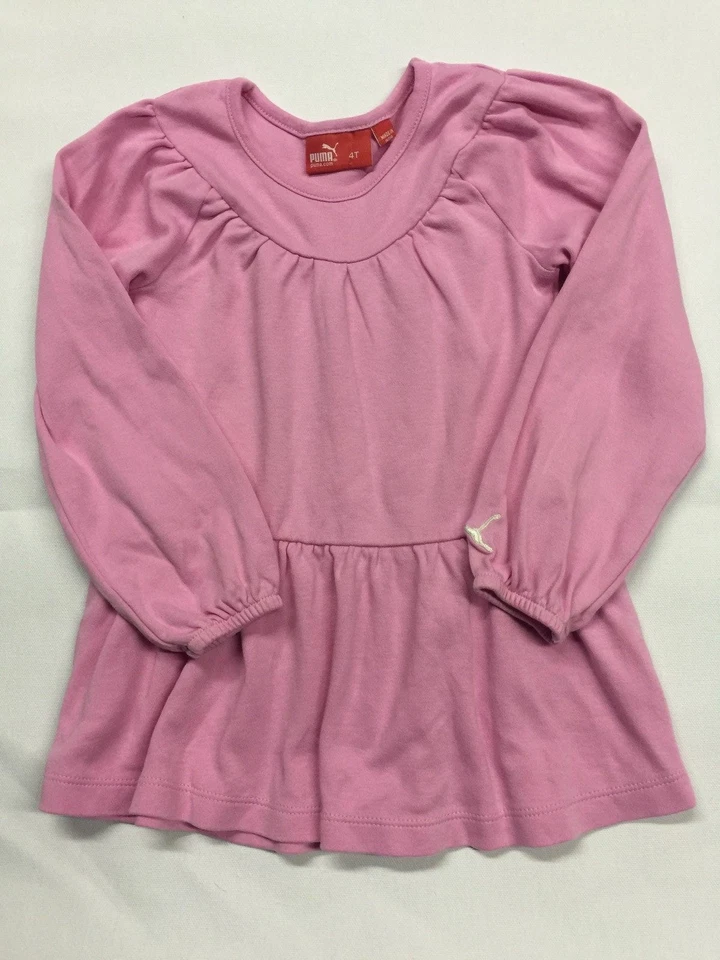 PUMA - Camisa para niñas / Top tejido de algodón - Rosa manga larga - 4T - Usado en excelente estado Foto 1 de 1