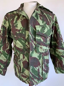 VTG Old Portuguese M964 Lizard Camo Jacket Comando Paratrooper Army Portugal 60s - Picture 1 of 12