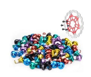 SwishTi Mountain E-Bike Cyclocross Cycling Disc Brake Rotor Bolts Screws 12pcs - Picture 1 of 18