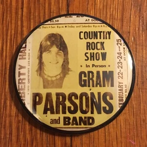 Gram Parsons Flying Burrito Brothers Concert Poster Fridge MAGNET 2.25" Size - Picture 1 of 3
