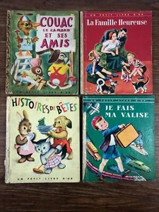Lot de 4 Enfantina Anciens Série UN PETIT LIVRE D'OR Editions Cocorico - Picture 1 of 7