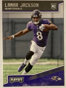 Lamar Jackson 2018 PLAYOFF Rookie Card #212 (5438) - Picture 1 of 2