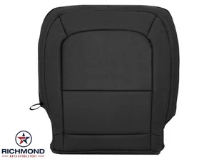 2015-2022 Chevy Colorado LT ZR2 -Driver Side Bottom Leather Seat Cover Black - Picture 1 of 12