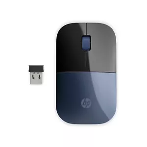 HP WIRELESS MOUSE Z3700 BLUE RF SLUM USB NANO RECEIVER For PC LAPTOP WINDOWS - Picture 1 of 6
