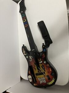 Not Tested Red Octa 95455.805 Sunb Guitar Hero Guitar Controller Nintendo Wii